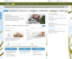 Screenshot of M2M Developer Community